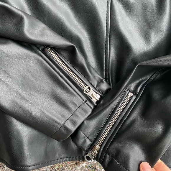 Torrid faux leather moto jacket/coat - Picture 6 of 9